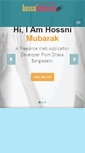 Mobile Screenshot of hossnimubarak.com