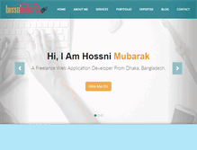 Tablet Screenshot of hossnimubarak.com